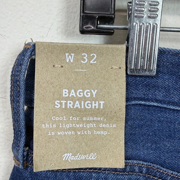 (T4) Madewell loose-fit straight-leg jeans in dark distressed,32(1),28(3), 26(1) - Picture 8 of 16